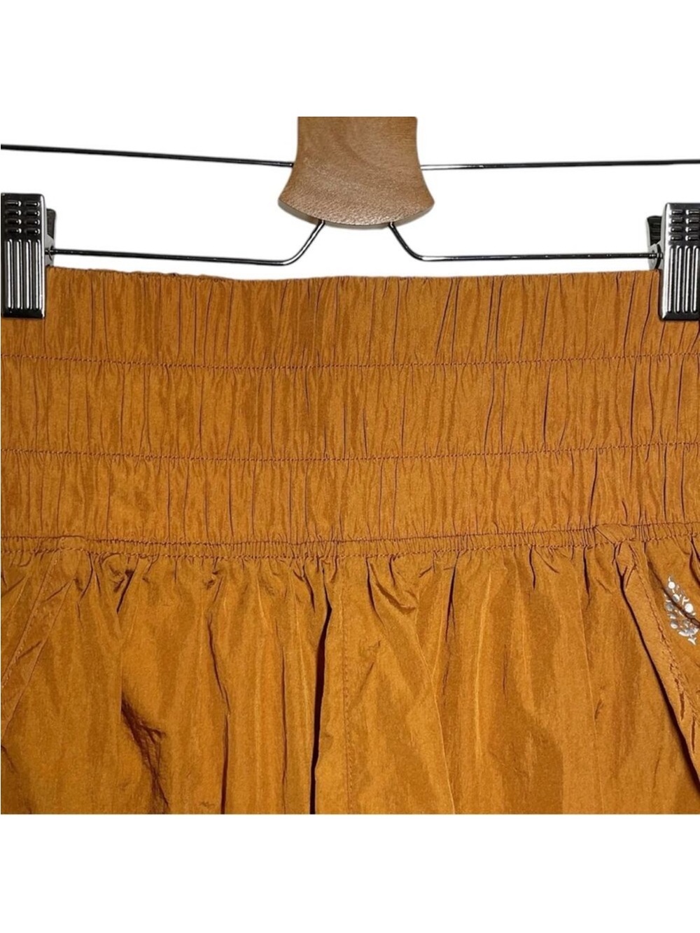 Free People Rust Orange Athletic Shorts - Picture 5 of 9